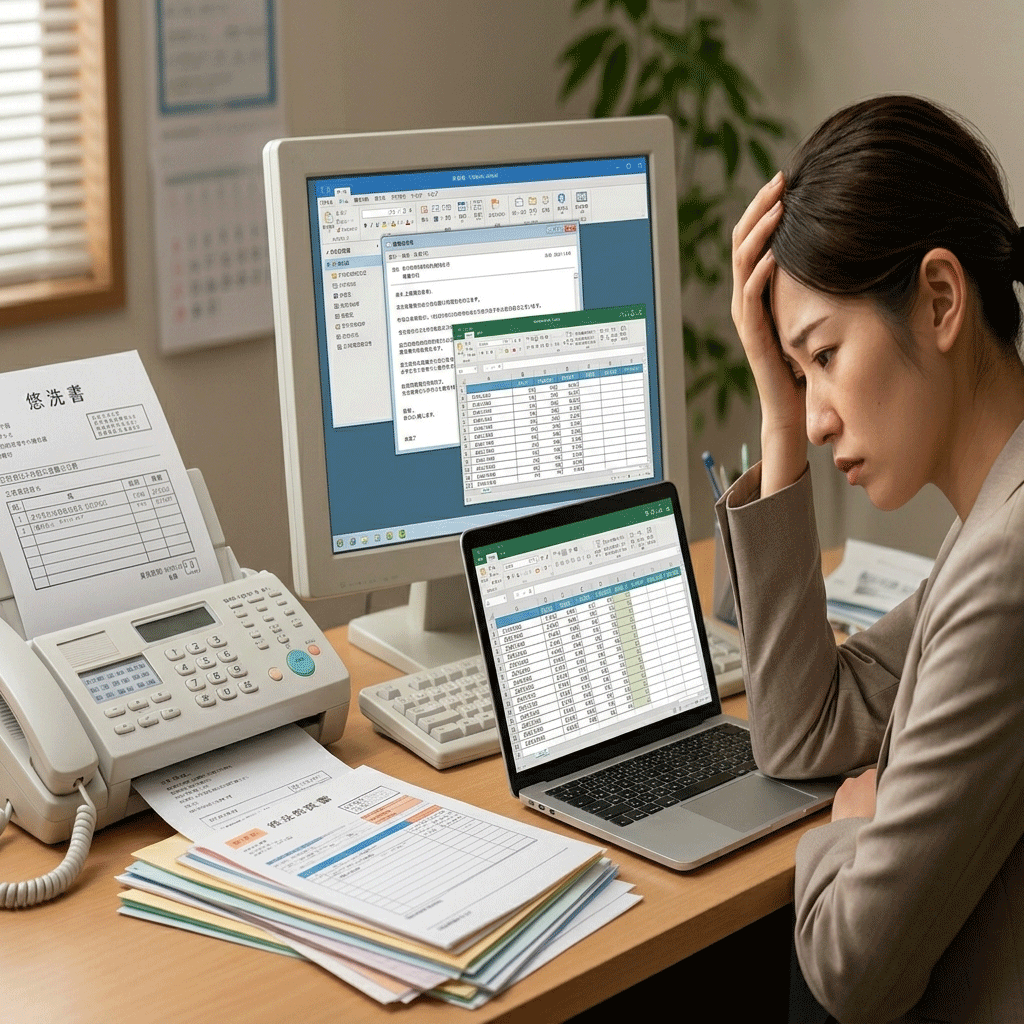 受発注業務が、営業の足を引っぱっていませんか？