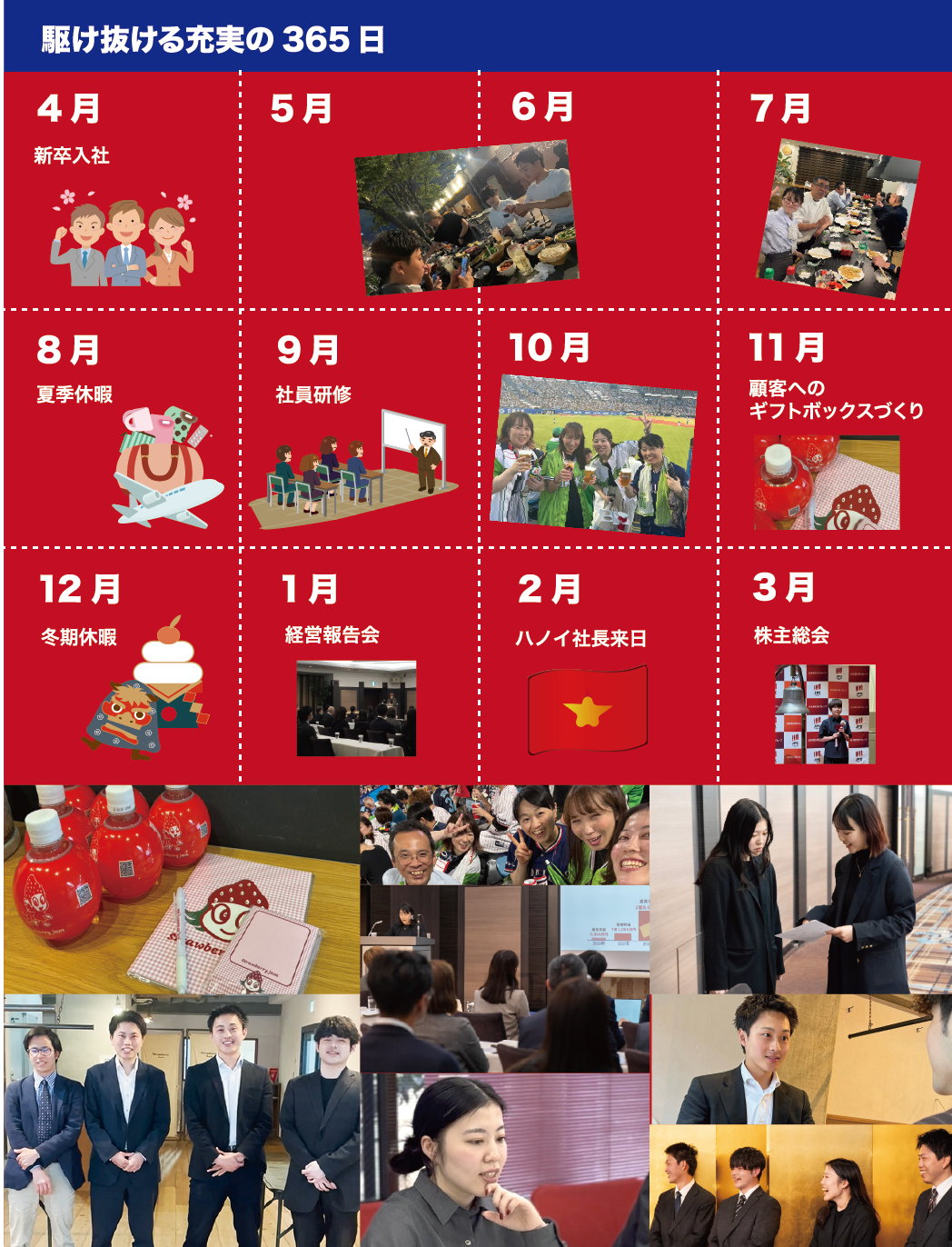 駆け抜ける充実の365日